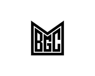 BGC logo tasarım vektör şablonu. BGC