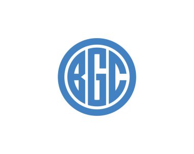 BGC logo tasarım vektör şablonu. BGC