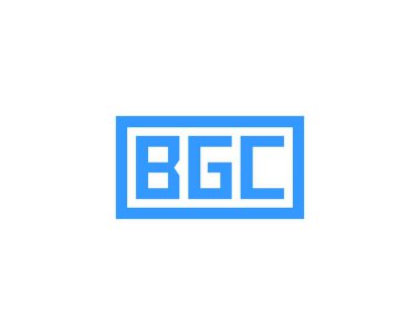 BGC logo tasarım vektör şablonu. BGC