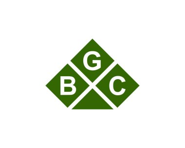 BGC logo tasarım vektör şablonu. BGC