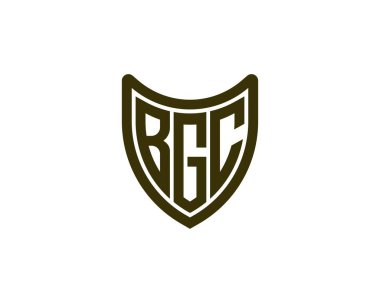 BGC logo tasarım vektör şablonu. BGC