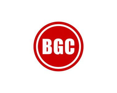 BGC logo tasarım vektör şablonu. BGC