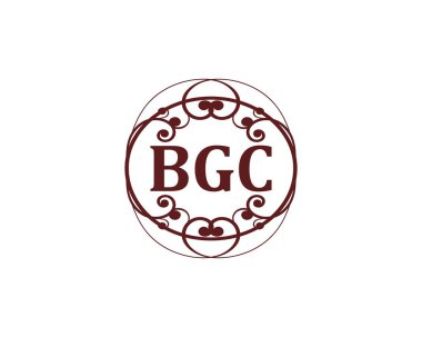 BGC logo tasarım vektör şablonu. BGC