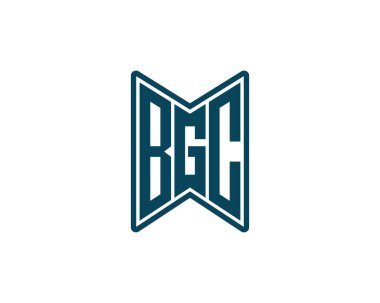 BGC logo tasarım vektör şablonu. BGC