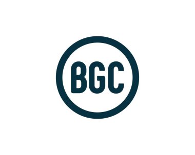 BGC logo tasarım vektör şablonu. BGC