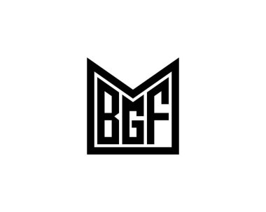BGF logo tasarım vektör şablonu. BGF