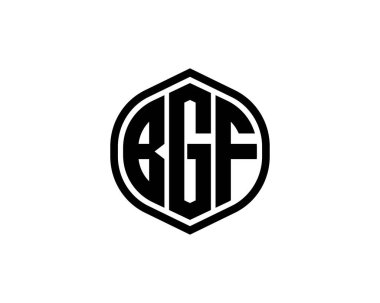 BGF logo tasarım vektör şablonu. BGF
