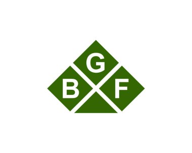 BGF logo tasarım vektör şablonu. BGF