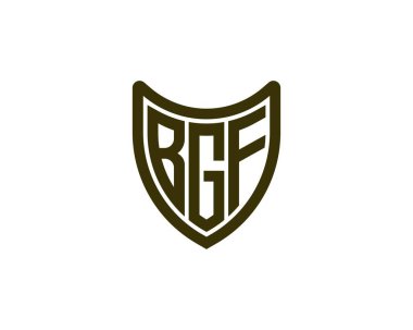 BGF logo tasarım vektör şablonu. BGF