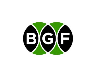 BGF logo tasarım vektör şablonu. BGF