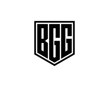 BGG logo tasarım vektör şablonu. BGG