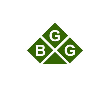 BGG logo tasarım vektör şablonu. BGG