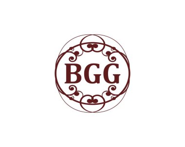 BGG logo tasarım vektör şablonu. BGG