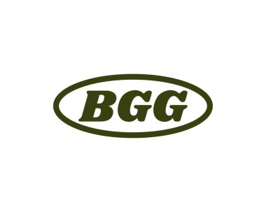 BGG logo tasarım vektör şablonu. BGG