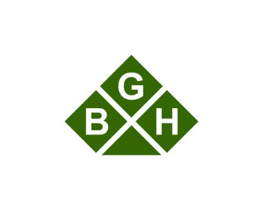 BGH logo tasarım vektör şablonu. BGH