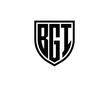 BGI logo tasarım vektör şablonu. BGI