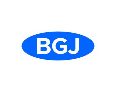 BGJ logo tasarım vektör şablonu. BGJ