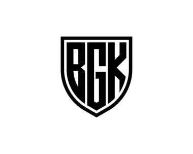BGK logo tasarım vektör şablonu. BGK