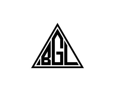 BGL logo tasarım vektör şablonu. BGL
