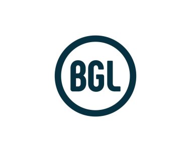 BGL logo tasarım vektör şablonu. BGL