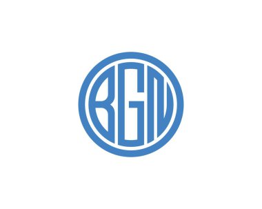 BGN logo tasarım vektör şablonu. BGN