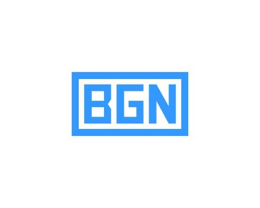 BGN logo tasarım vektör şablonu. BGN