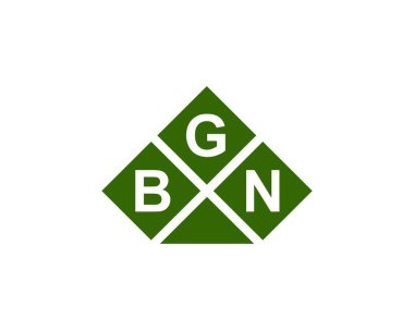 BGN logo tasarım vektör şablonu. BGN