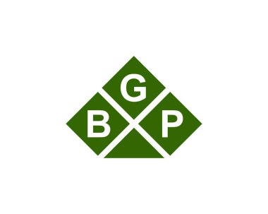 BGP logo tasarım vektör şablonu. BGP