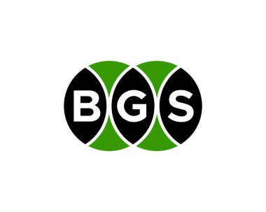 BGS logo tasarım vektör şablonu. BGS