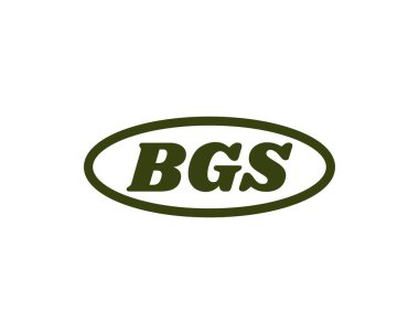 BGS logo tasarım vektör şablonu. BGS