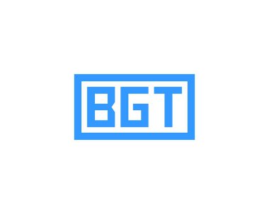 BGT logo tasarım vektör şablonu. BGT