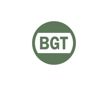 BGT logo tasarım vektör şablonu. BGT