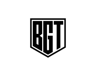 BGT logo tasarım vektör şablonu. BGT