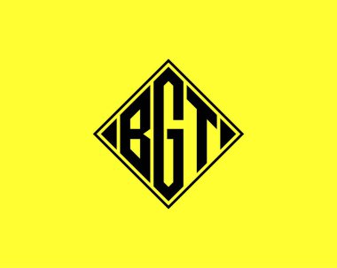BGT logo tasarım vektör şablonu. BGT