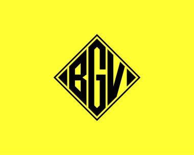 BGV logo tasarım vektör şablonu. BGV