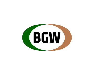 BGW logo tasarım vektör şablonu. BGW