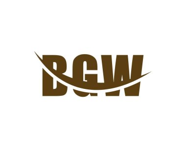 BGW logo tasarım vektör şablonu. BGW