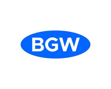 BGW logo tasarım vektör şablonu. BGW