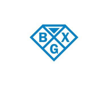 BGX logo tasarım vektör şablonu. BGX