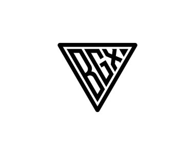 BGX logo tasarım vektör şablonu. BGX