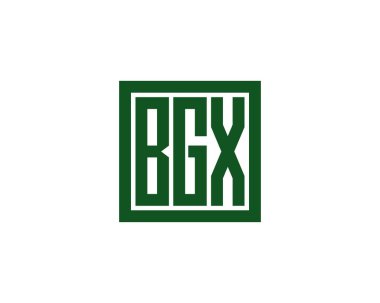 BGX logo tasarım vektör şablonu. BGX