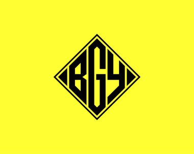 BGY logo tasarım vektör şablonu. BGY