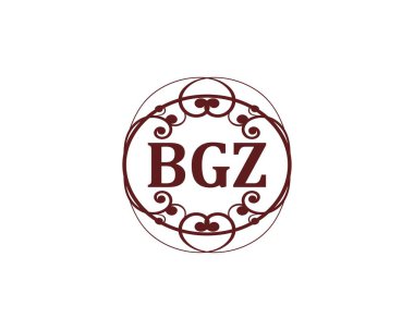 BGZ logo tasarım vektör şablonu. BGZ
