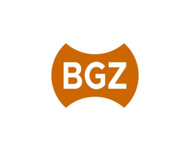BGZ logo tasarım vektör şablonu. BGZ
