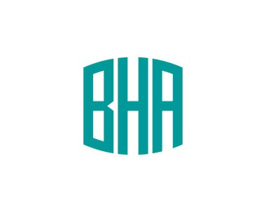 BHA logo tasarım vektör şablonu. BHA