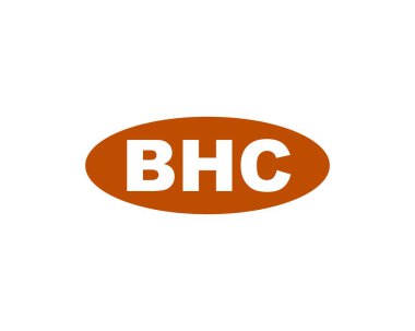 BHC Logo tasarım vektör şablonu. BHC
