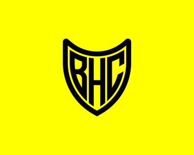 BHC Logo tasarım vektör şablonu. BHC