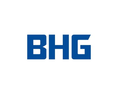 BHG logo tasarım vektör şablonu. BHG
