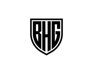 BHG logo tasarım vektör şablonu. BHG