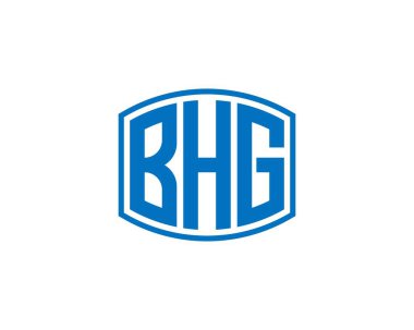 BHG logo tasarım vektör şablonu. BHG